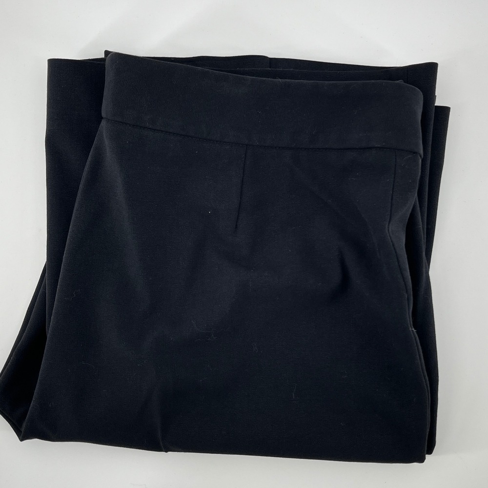 Nine West Dress Pants, Women, Size 8, Black, Flat Front Flare Trousers